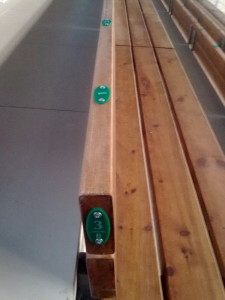 Нумерация ряда и сидений в РЦОП КС и К "Ратомка". Сектор В.